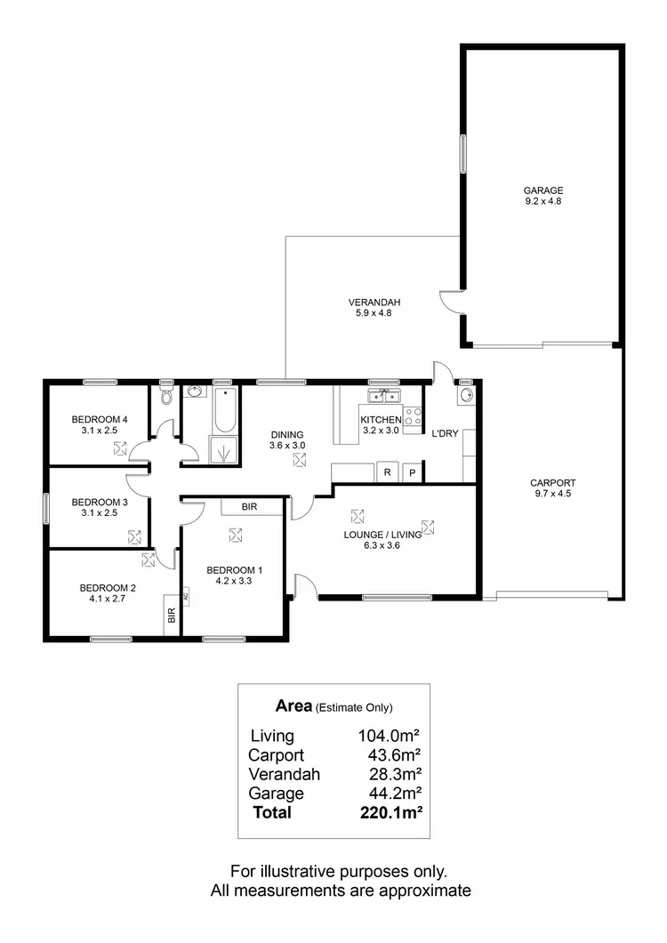 Floorplan of Homely house listing, 30 Taarnby Drive, Salisbury Downs SA 5108