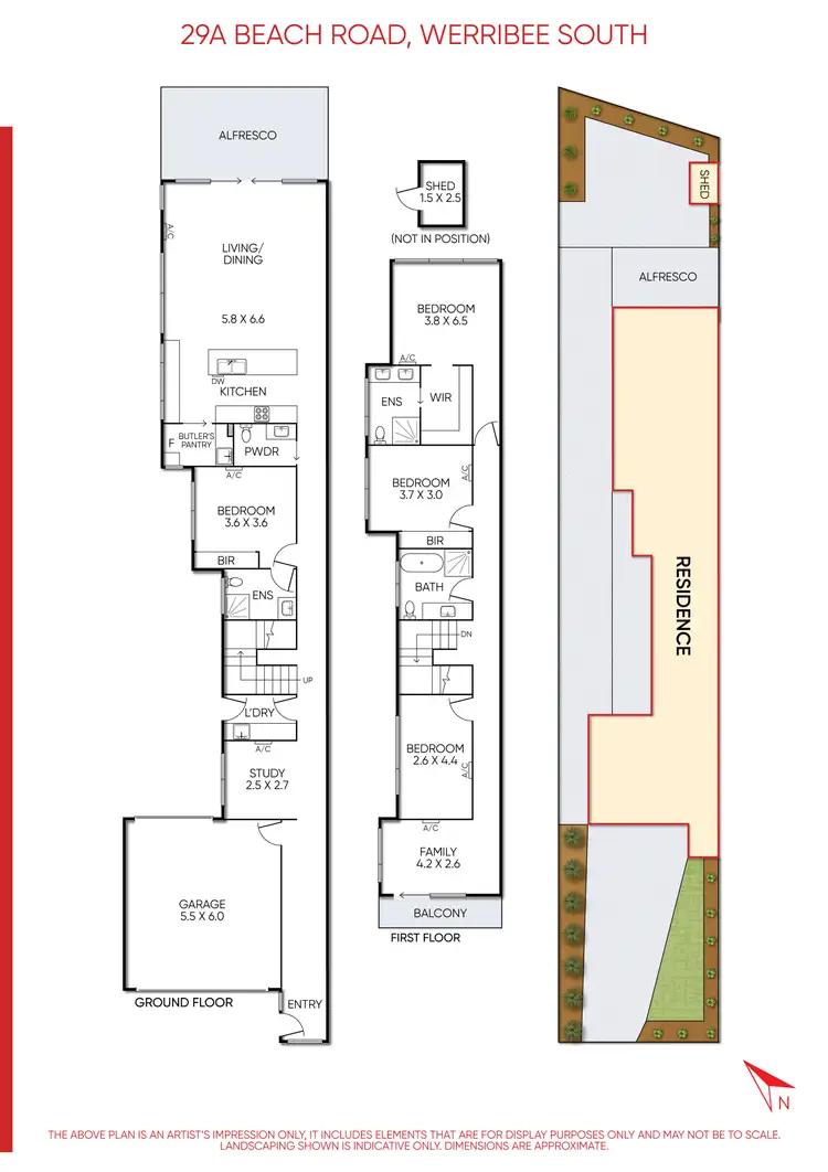 Floorplan of Homely townhouse listing, 29a Beach Road, Werribee South VIC 3030
