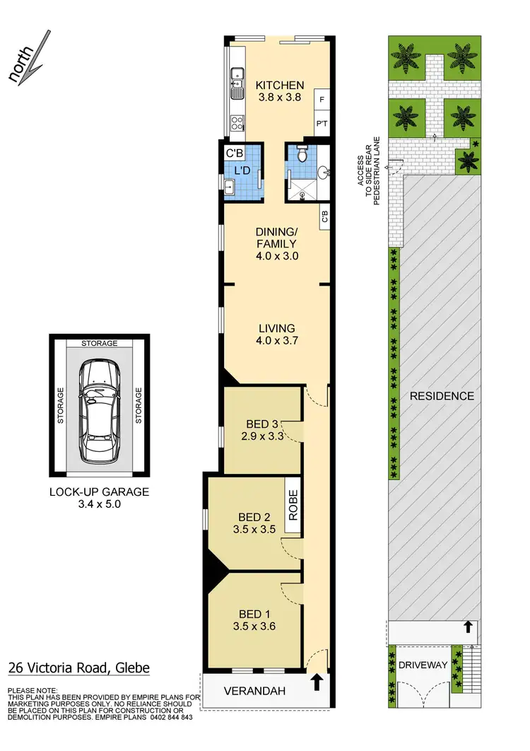 Floorplan of Homely house listing, 26 Victoria Road, Glebe NSW 2037