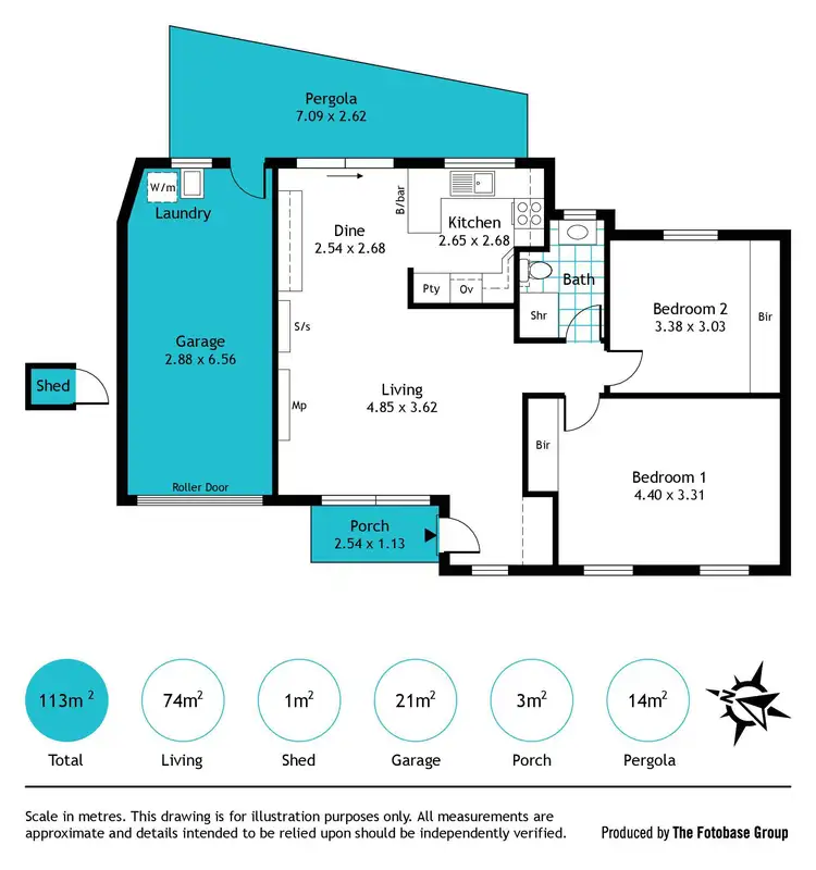 Floorplan of Homely unit listing, 5/38 Beach Road, Brighton SA 5048
