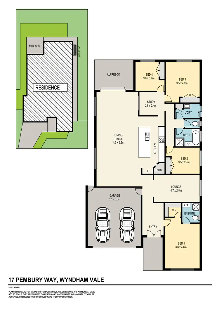 Floorplan of Homely house listing, 17 Pembury Way, Wyndham Vale VIC 3024