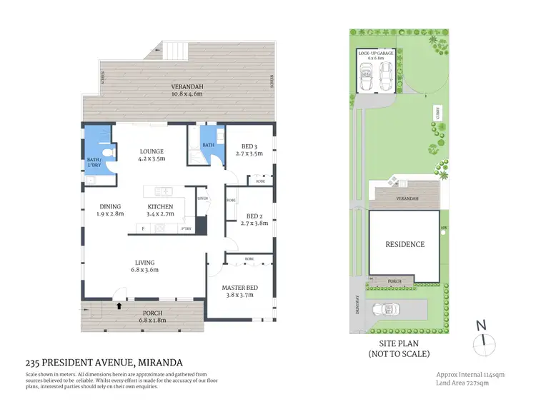 Floorplan of Homely house listing, 235 President Avenue, Miranda NSW 2228