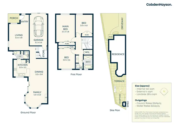 Floorplan of Homely semi-detached listing, 3a Blue Gum Drive, East Ryde NSW 2113