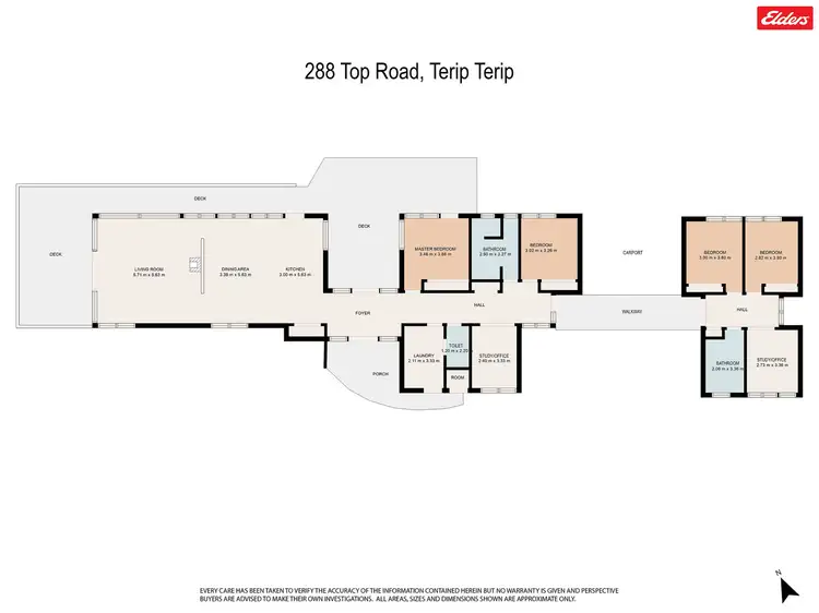Floorplan of Homely rural property listing, 288 Top Road, Terip Terip Via, Ruffy VIC 3666
