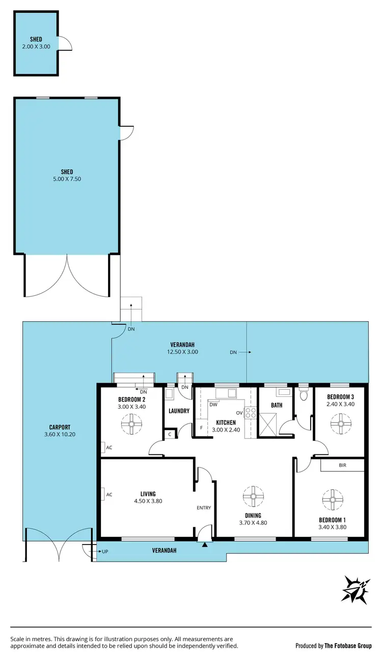 Floorplan of Homely house listing, 7 Torrens Avenue, Hackham SA 5163