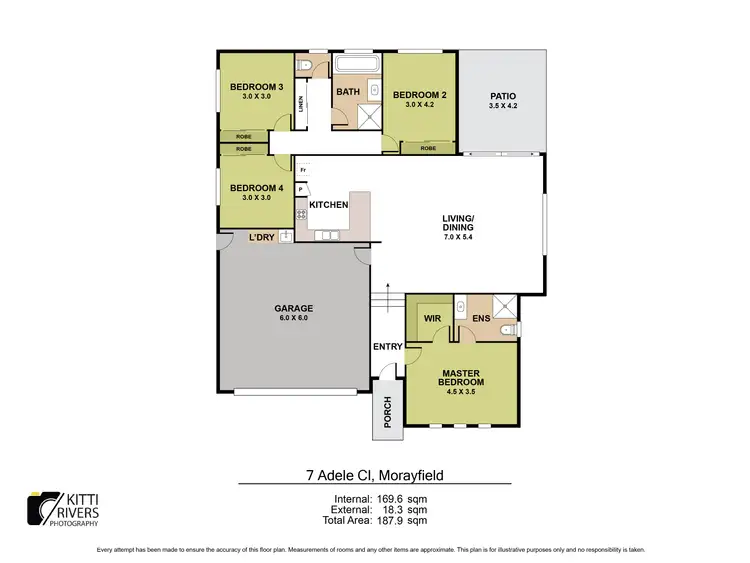 Floorplan of Homely house listing, 7 Adele Close, Morayfield QLD 4506