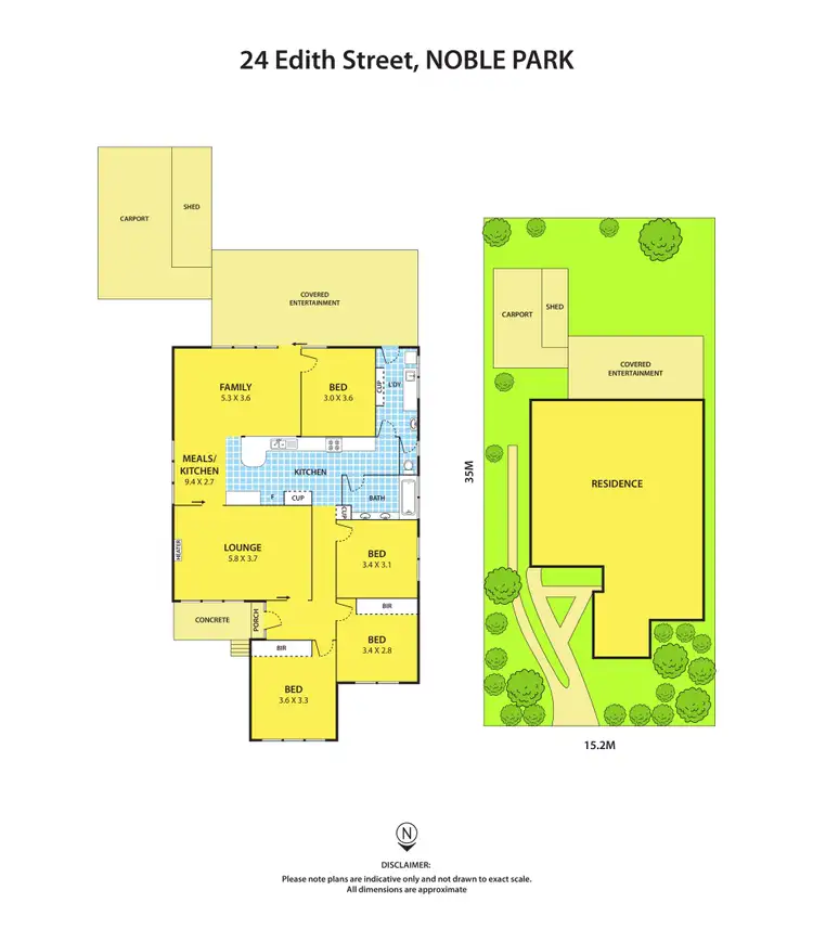 Floorplan of Homely house listing, 24 Edith Street, Noble Park VIC 3174