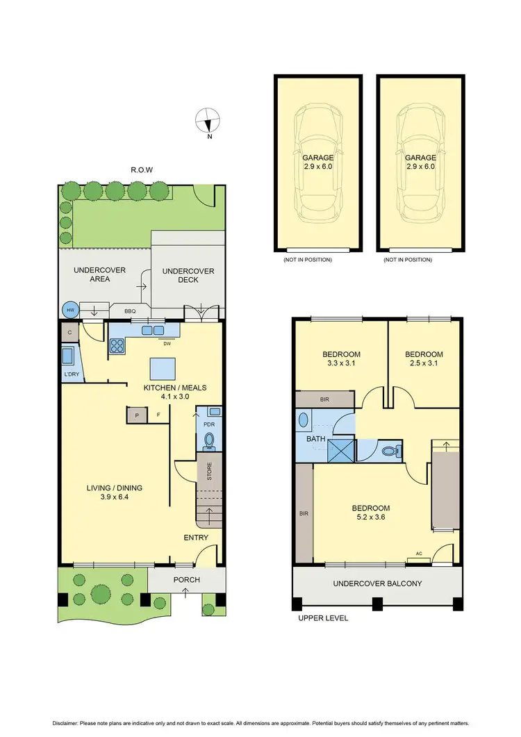 Floorplan of Homely townhouse listing, 5/59-61 Buckley Street, Moonee Ponds VIC 3039