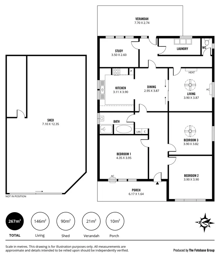 Floorplan of Homely house listing, 46 Avenue Road, Glynde SA 5070