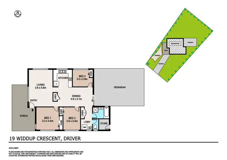 Floorplan of Homely house listing, 19 Widdup Crescent, Driver NT 830