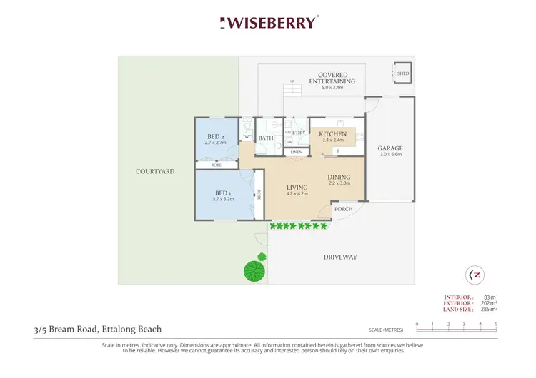 Floorplan of Homely villa listing, 3/5 Bream Road, Ettalong Beach NSW 2257