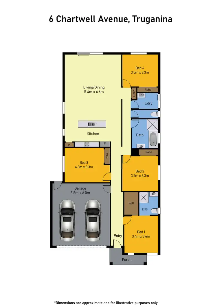Floorplan of Homely house listing, 6 Chartwell Avenue, Truganina VIC 3029