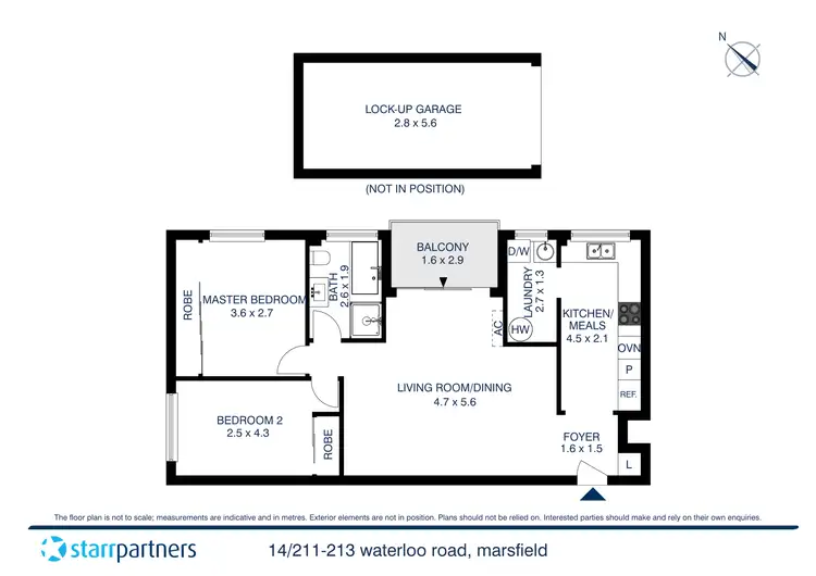 Floorplan of Homely apartment listing, 14/211-213 Waterloo Road, Marsfield NSW 2122