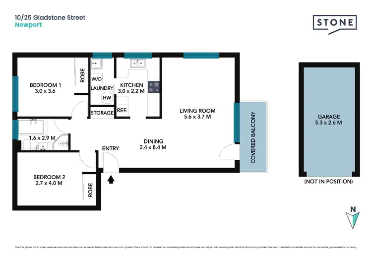 Floorplan of Homely unit listing, 10/25 Gladstone Street, Newport NSW 2106