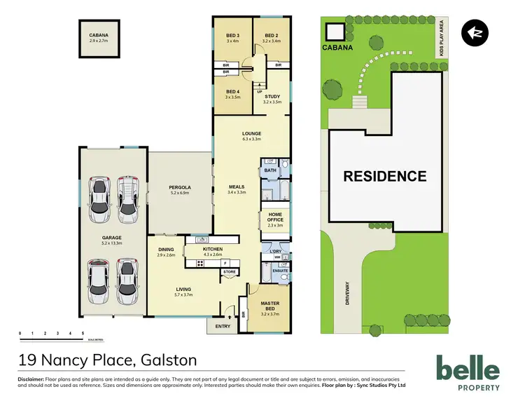 Floorplan of Homely house listing, 19 Nancy Place, Galston NSW 2159