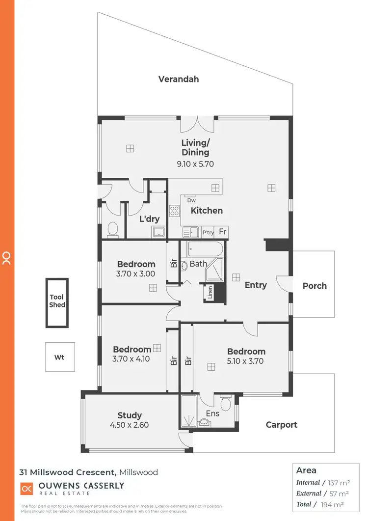 Floorplan of Homely house listing, 31 Millswood Crescent, Millswood SA 5034