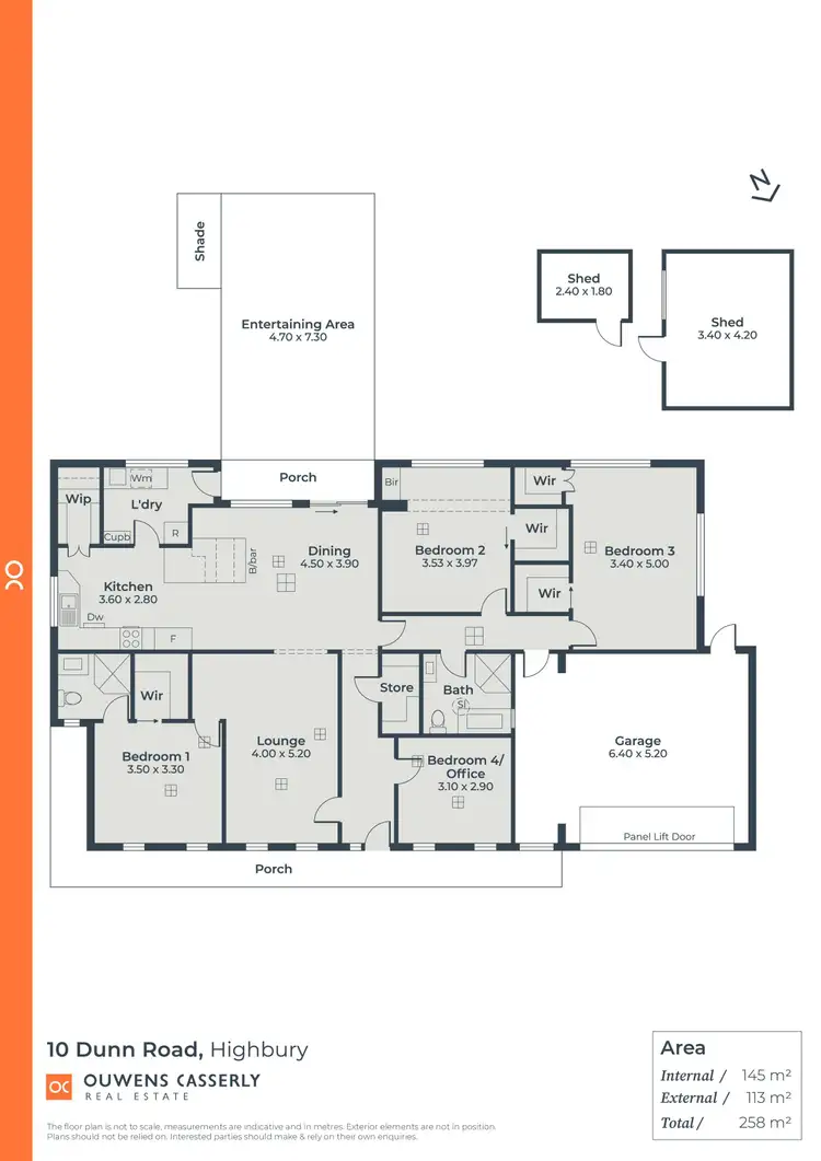 Floorplan of Homely house listing, 10 Dunn Road, Highbury SA 5089
