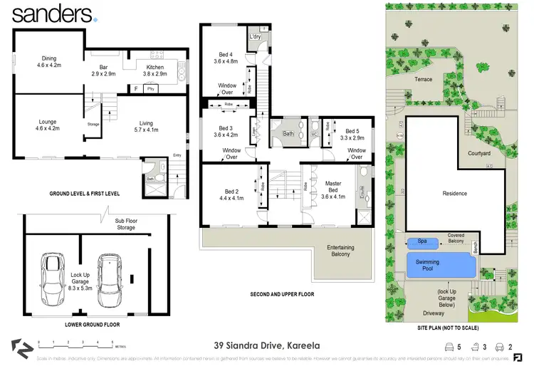 Floorplan of Homely house listing, 39 Siandra Drive, Kareela NSW 2232