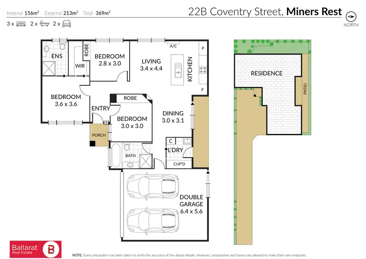 Floorplan of Homely house listing, 22B Coventry Street, Miners Rest VIC 3352