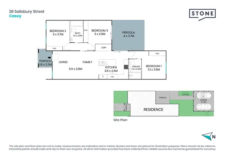 Floorplan of Homely house listing, 28 Salisbury Street, Casey ACT 2913
