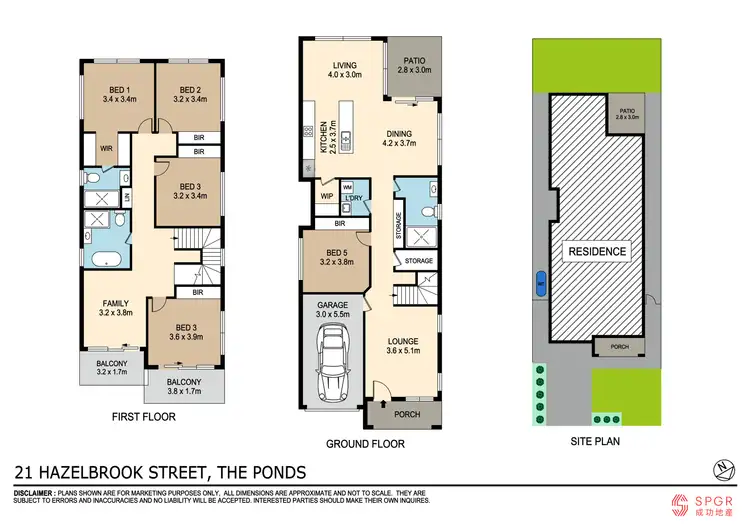 Floorplan of Homely house listing, 21 Hazelbrook Street, The Ponds NSW 2769