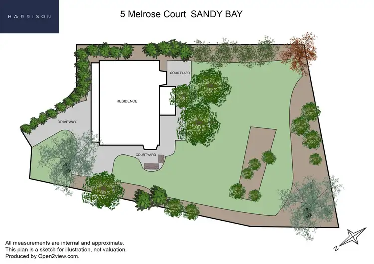 Floorplan of Homely house listing, 5 Melrose Court, Sandy Bay TAS 7005