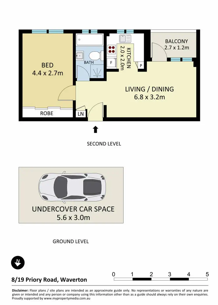 Floorplan of Homely apartment listing, 8/19 Priory Road, Waverton NSW 2060