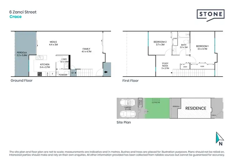 Floorplan of Homely house listing, 6 Zanci Street, Crace ACT 2911