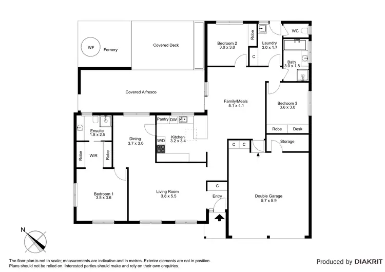 Floorplan of Homely house listing, 42 Campbell Street, Crib Point VIC 3919
