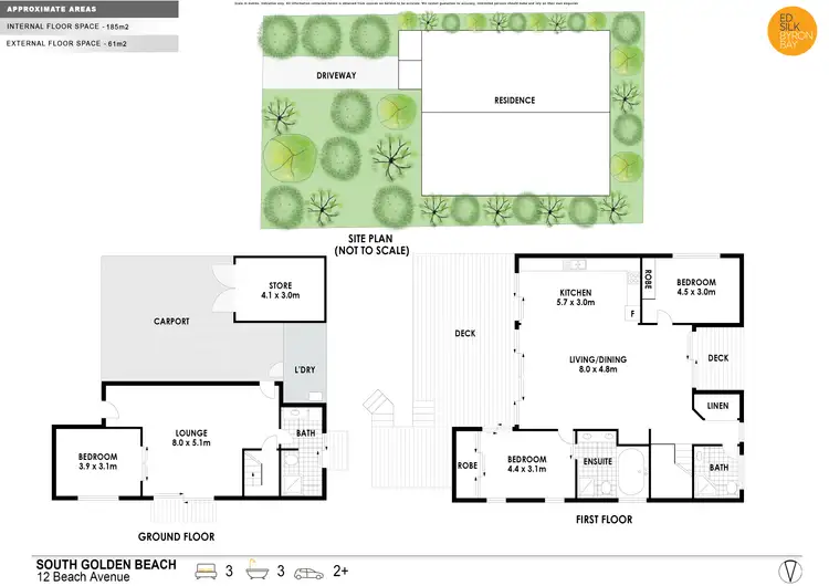 Floorplan of Homely house listing, 12 Beach Avenue, South Golden Beach NSW 2483
