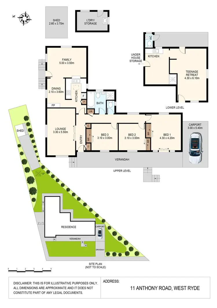 Floorplan of Homely house listing, 11 Anthony Road, West Ryde NSW 2114