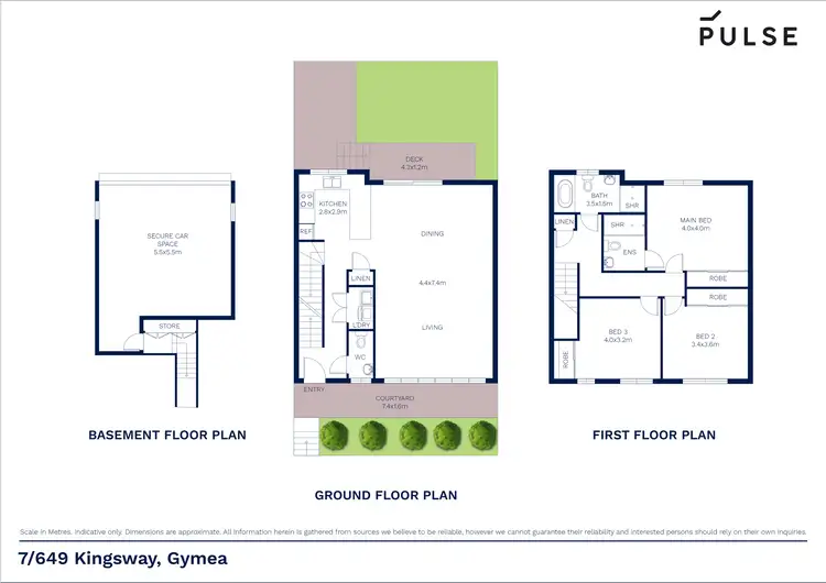 Floorplan of Homely townhouse listing, 7/649-653 Kingsway, Gymea NSW 2227