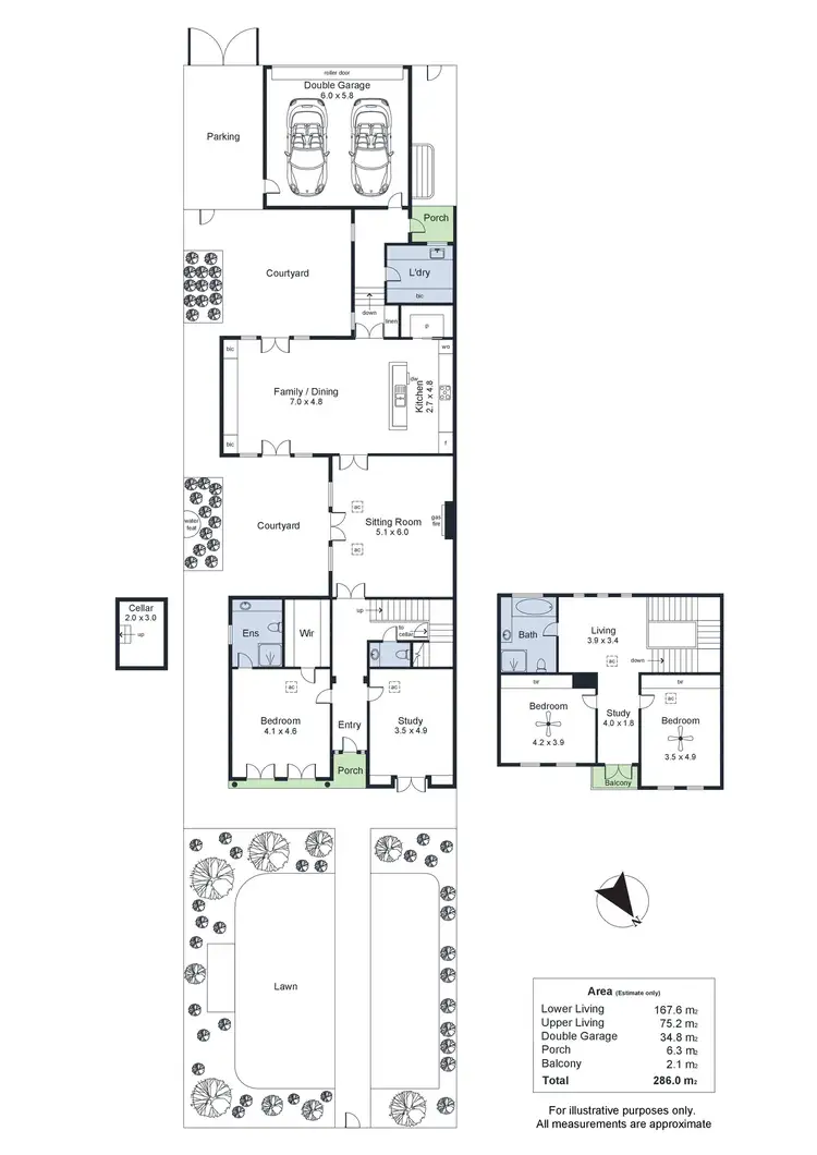 Floorplan of Homely house listing, 8A Acacia Street, Medindie SA 5081