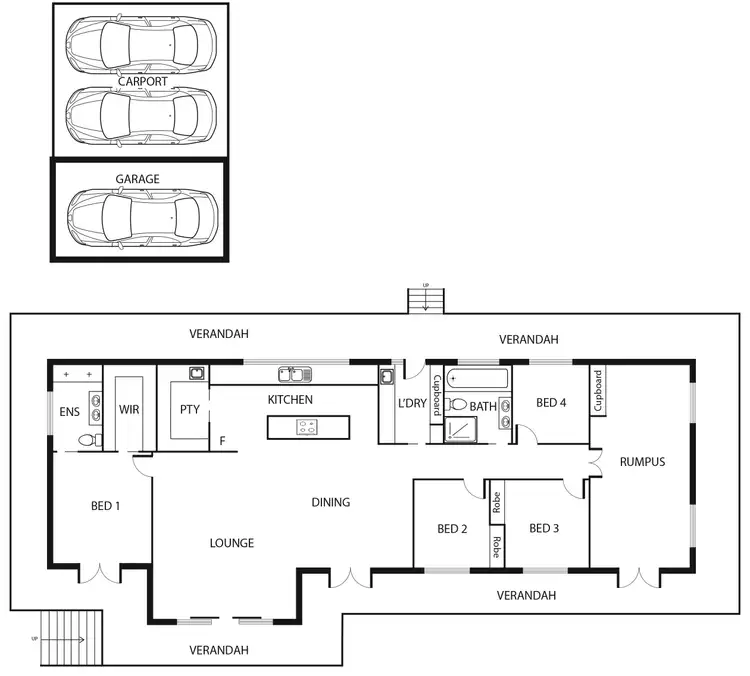 Floorplan of Homely house listing, 21 Boureong Drive, Gunning NSW 2581