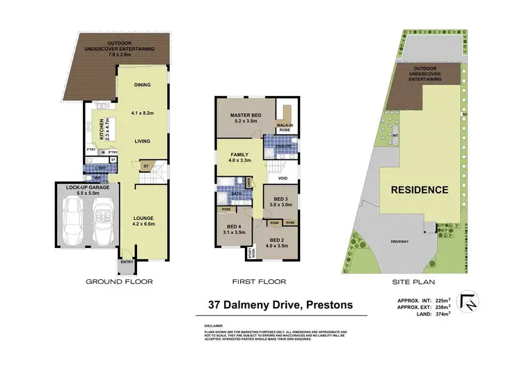 Floorplan of Homely house listing, 37 Dalmeny Drive, Prestons NSW 2170