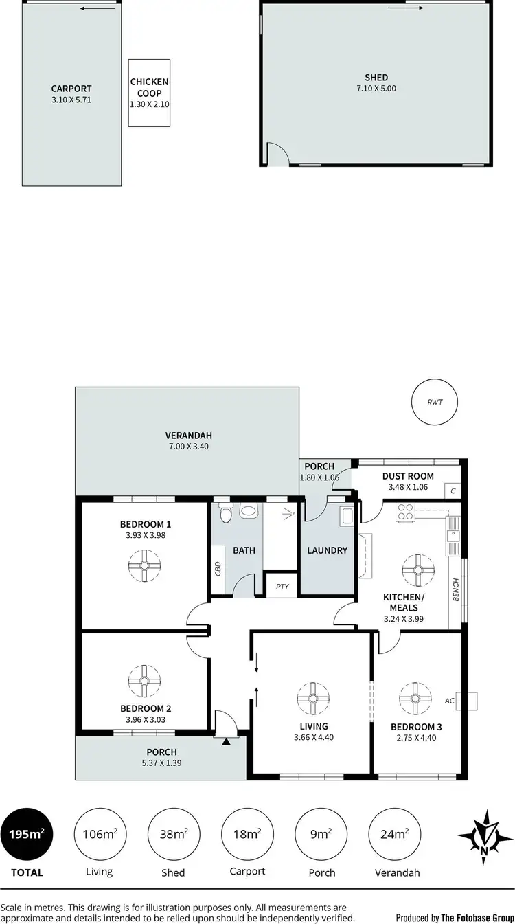 Floorplan of Homely house listing, 100 Shakespeare Avenue, Magill SA 5072