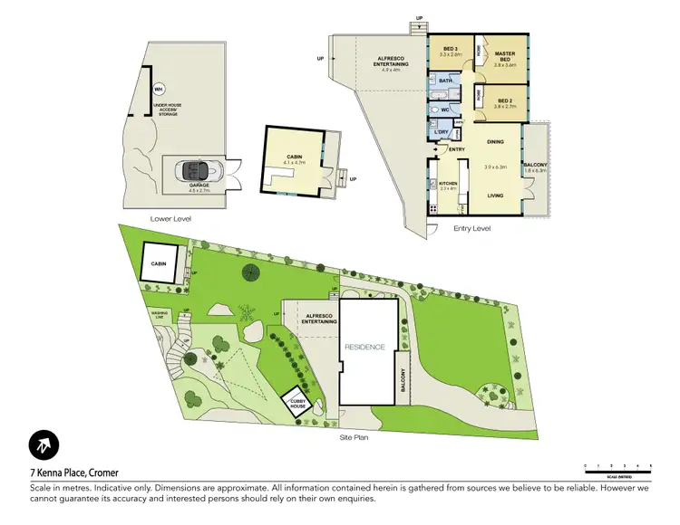 Floorplan of Homely house listing, 7 Kenna Place, Cromer NSW 2099