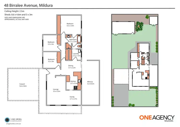Floorplan of Homely house listing, 48 Birralee Avenue, Mildura VIC 3500