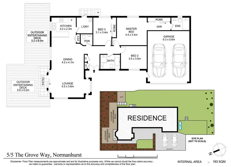 Floorplan of Homely house listing, 5 The Grove Way, Normanhurst NSW 2076