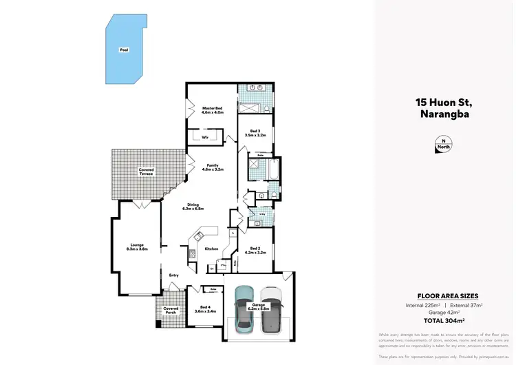 Floorplan of Homely house listing, 15 Huon Street, Narangba QLD 4504