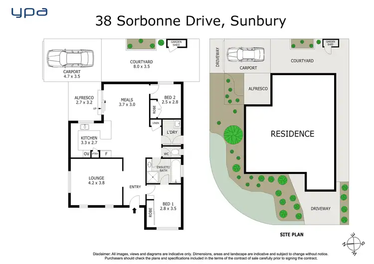 Floorplan of Homely house listing, 38 Sorbonne Drive, Sunbury VIC 3429