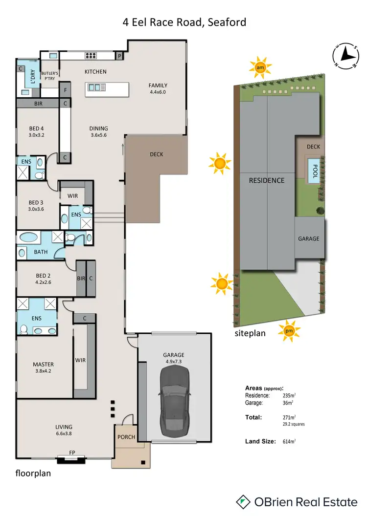 Floorplan of Homely house listing, 4 Eel Race Road, Seaford VIC 3198