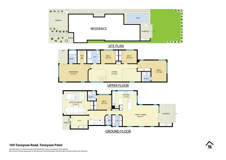 Floorplan of Homely house listing, 104 Tennyson Road, Tennyson Point NSW 2111