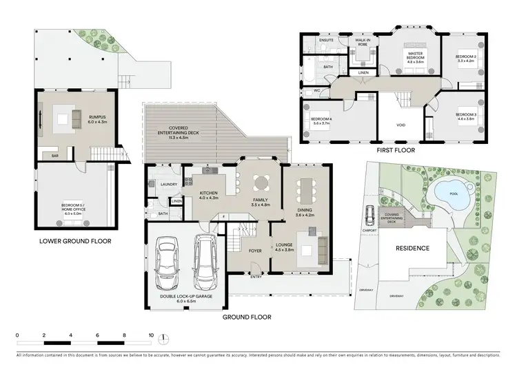 Floorplan of Homely house listing, 6 Armen Way, Hornsby Heights NSW 2077