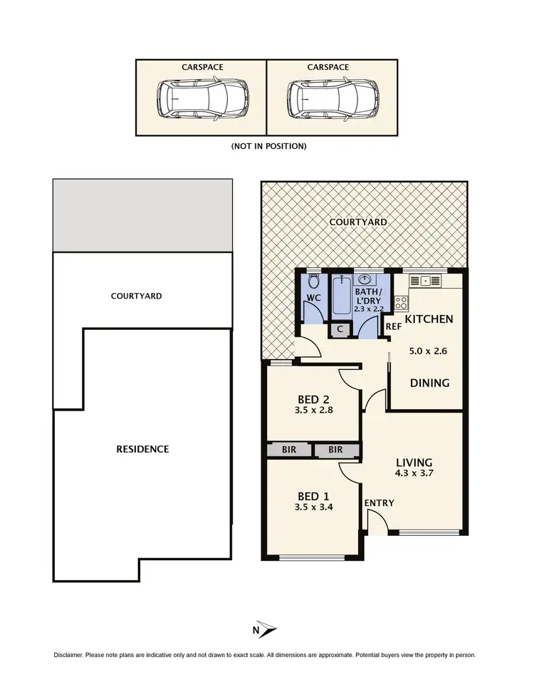 Floorplan of Homely unit listing, 4/50 Barton Street, Reservoir VIC 3073