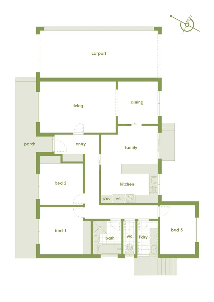 Floorplan of Homely house listing, 22 Lee-Steere Crescent, Kambah ACT 2902