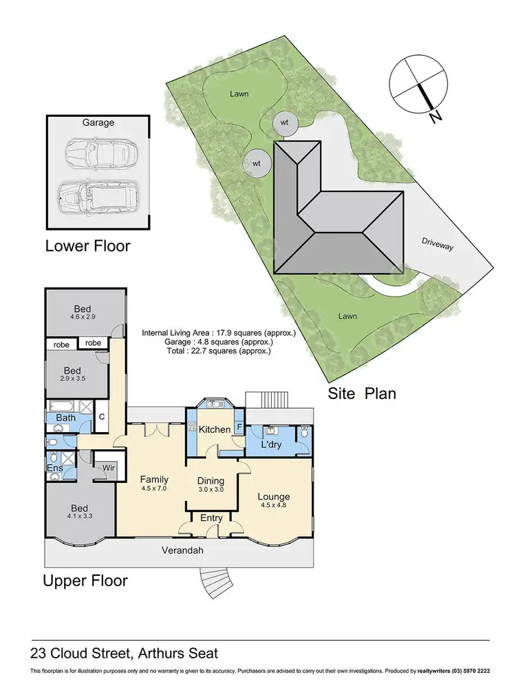 Floorplan of Homely house listing, 23 Cloud Street, Arthurs Seat VIC 3936