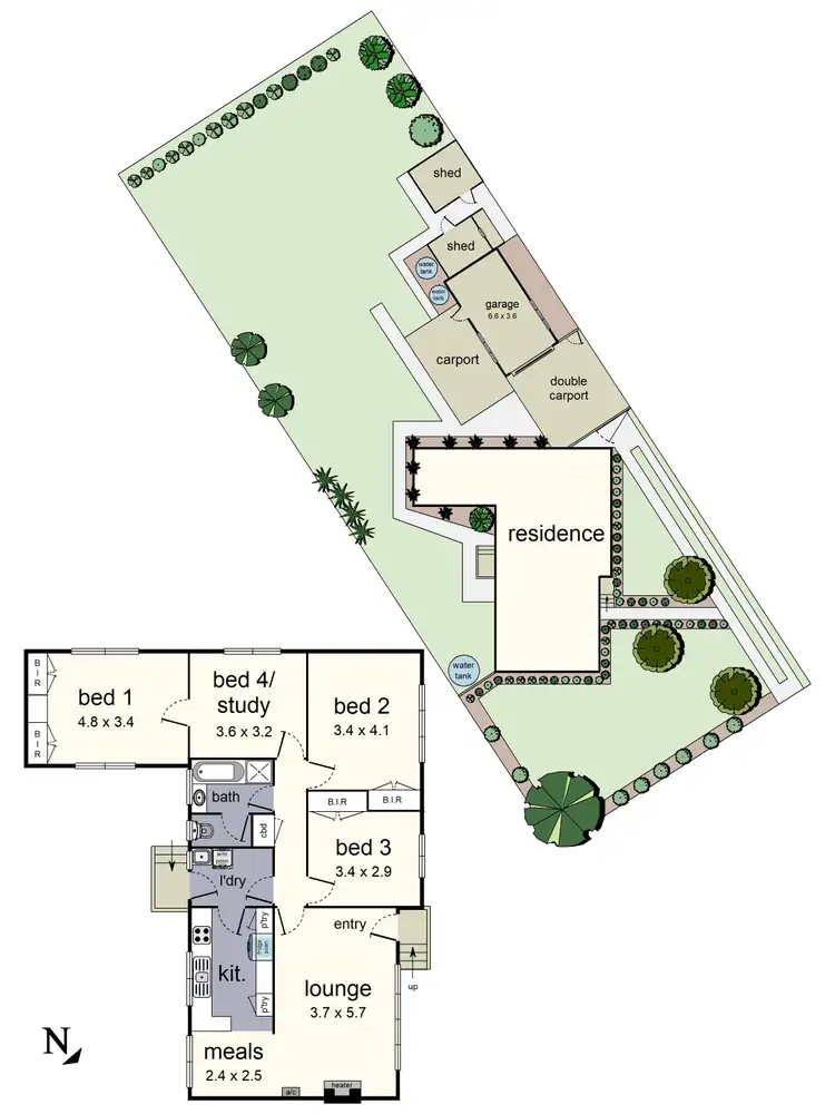 Floorplan of Homely house listing, 37 Diane Crescent, Mooroolbark VIC 3138
