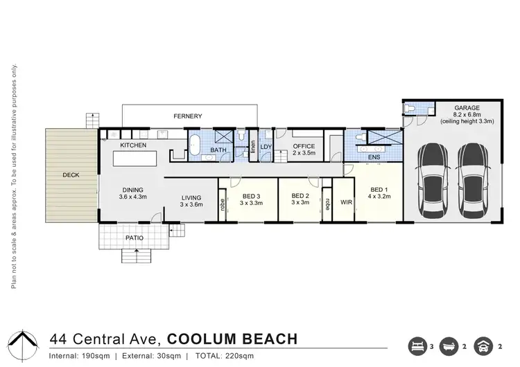 Floorplan of Homely house listing, 44 Central Avenue, Coolum Beach QLD 4573
