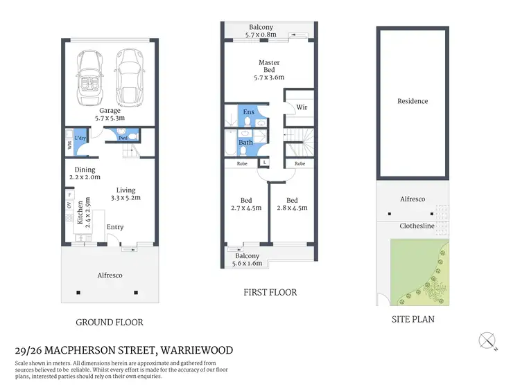 Floorplan of Homely townhouse listing, 29/26 MacPherson Street, Warriewood NSW 2102